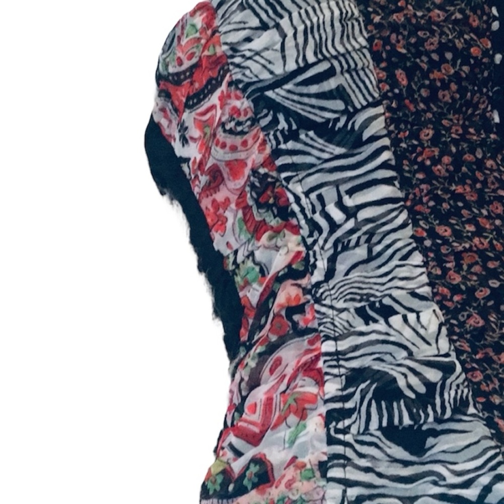 bebe Multicolor Strapless Top - Picture 6 of 7
